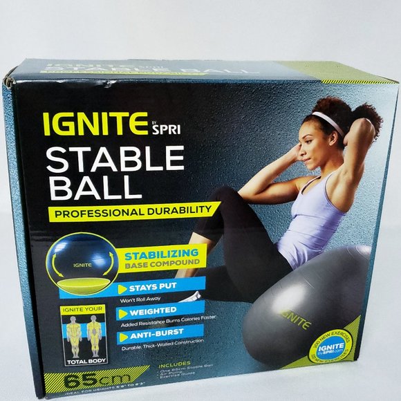 spri 65cm exercise ball